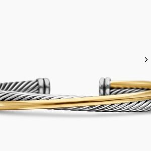 David Yurman Two-Tone Cable Bracelet, 5mm